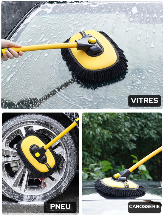 Telescopic Long-Handle Car Wash Brush